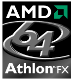 Логотип процессора AMD Athlon 64 FX